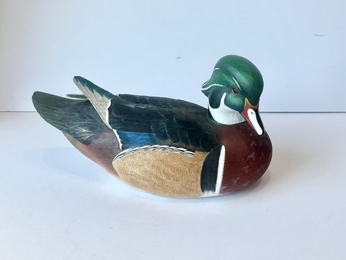 Danbury mint wood duck decoy - wood,